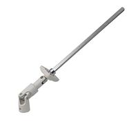 Sortie de caisson Carré de 6 blanche 30 degrés - Passe caisson sortie de coffre - Guide déporté articulation carrée 4 pans 6- Diamètre 6 mm - Pour store et volets roulants - Fabrication française