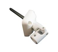 SORTIE DE CAISSON ENTREE FEMELLE Ø12 SORTIE 6P7 LG125 EMBASE PLASTIQUE BLANCHE