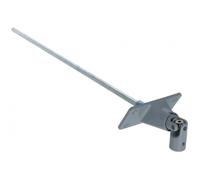 Sortie de caisson volet roulant 90° Grise - Hexa 7 - 80x48 - 380mm - 7845.70.38G