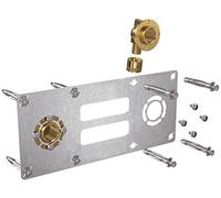 Watts Sortie de cloison Robifix double à glissement Entraxe 150 mm PER Ø 12 mm F 1/2