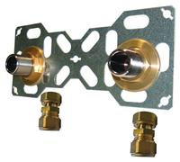 Sortie de cloison fixsystem double per à compression ø12 NOYON & THIEBAULT