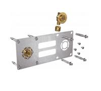 Sortie de cloison, robifix, double, entraxe 150 mm - A glissement, PER Ø16, 1/2 - 16