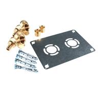 Fixation robinetterie entraxe 50 mm à glissement - per diamètre 12 - Robifix GRIPP