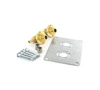 Watts - Raccord à glissement - Sortie de cloison ROBIFIX (EVIER / LAVABO) entraxe 60mm PER Ø16 - raccord à Sertir Mâle 3/8" (12/17)