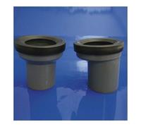 Sortie de cuvette WC PVC T-90-e excentrée 90
