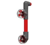 Sortie de filtre d'aquarium - Kit de ventilateur rotatif automatique, ventilateur de sortie d'aquarium, accessoires d'écran de filtre d'aquarium, diffuseur d'eau robuste, système de circulation