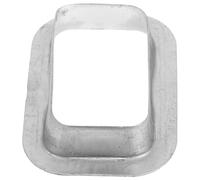 Sortie de Gouttière en Alliage D’aluminium Argenté, Adaptateur | Pièce de Remplacement pour Évacuation des Eaux Pluviales, Compatible Divers Systèmes, Design Simple