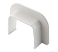 Sortie de mur pour goulotte clim - 80x60mm - Blanc RAL 9001 - Zenitech