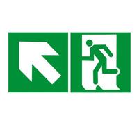 Sortie De Secours Gauche Haut (2fois 15x15cm) - Sticker/Autocollant