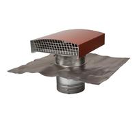 Sortie de toit finition ardoise - diamètre 160 mm - VMC double flux - Anjos