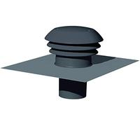 Sortie de toiture 160 VMC atlantic gris ardoise