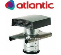 Sortie de toiture VMC 125 mm métallique pour ardoise noire G