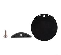 Sortie de vidange marine avec clapet anti-retour à sens unique en nylon pour yacht, bateau, pont de cockpit, prévention efficace du refoulement pour sports nautiques, noir et blanc (B)