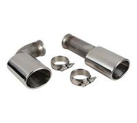 Sortie d'échappement ovale DANSK en Inox poli pour Porsche 964 (1989-1994) - paire