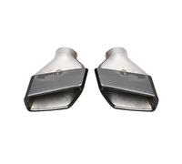 Sortie d'échappement pour BMW Série 5 M5 G30 G38 2017-2022 530 540 2021, diffuseur de Pare-Chocs arrière, Embouts de Silencieux Noirs et argentés (530 Noir)