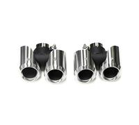 Sortie d'échappement Pour Land Pour Rover Pour Defender 2020-2021 L663 P40090 2.0T 110 3.0T - Embouts d'échappement doubles - Silencieux Tuyau d'échappement(Silver 3.0t)