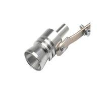 Sortie D'échappement Sifflet sonore Turbo pour tuyau d'échappement de voiture pour Benz W211 W203 W204 W210 W124 pour AMG W202 Tuyau D'Échappement Voiture (Couleur : Argent)