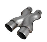 Sortie d'échappement Système D'échappement Entrée/sortie 2.25 ''/2.5" XPipe Universel .25/2.5 Pouces Double Embout Silencieux Aluminisé Adaptateur