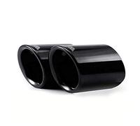 Sortie D'échappement Voiture Universel Titanium Black Tail Tip Tuyau d'extrémité Suffleur arrière for Utilisation adaptée pour BMW 2006 2007 2008 2009 2010 E90 E92 325 Kit Accessoires de voiture