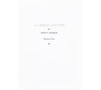 Sortie d'Égypte - John E. Jackson - Unes Eds - broché - Poésie