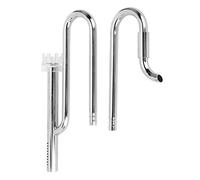 EVTSCAN Sortie d'entrée en Acier Inoxydable d'écumeur de Surface de Tuyau de lis en métal pour Le réservoir planté d'aquarium(12)