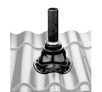 Sortie d'étanchéite flexub avec kit de pose pour conduit 75 à 150mm embase rond