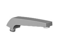 sortie Dornbracht , WFB Square Vogue 90119104101-00 chromé
