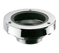 Sortie d'urinoir chromée D50mm avec joint M1''1/4 - DELABIE - 776000 Blanc G