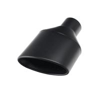 Sortie Échappement Entrée Universelle 63mm Sortie 152*98mm Longueur 208*178mm Roulé/sortie Ovale D'extrémité Inclinée Embout D'échappement Voiture Polonais Double Silencieux Embout(P0DJ3027f-R-matte)