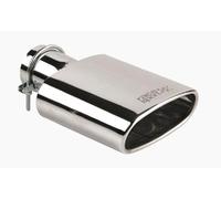 Sortie Echappement Ovale Universelle -Inox- Int 48-60mm - Ext 75x150mm - Long 24