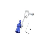 Sortie Echappement Universel Moto Voiture Échappement Faux Turbo Sifflet Tuyau Son Silencieux Soufflage Valve Simulateur Whistler(Blue S)