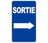 Sortie Flèche Vers Droite (20x12cm) - Sticker/Autocollant