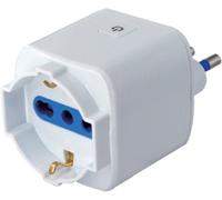 Sortie Intelligente Wi-Fi Smart 16A Italienne Bipasso - Schuko HOMCLOUD