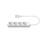 Vimar Multiprise 01292.CC.B – 4 prises universelles, câble 2 m