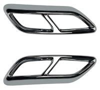 Sortie Pot D'échappement Silencieux Pour A3 8Y S Sportback Sedan 2021 2022 2023 Couvercle Sortie Silencieux D'échappement Queue Voiture Accessoires Garniture Tuyaux D'extrémité(Silvere)