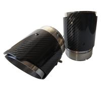 Sortie Pot D'échappement Silencieux Pour Grand Cherokee 2011-2017 Embouts Silencieux Tuyaux D'échappement Voiture Embout D'échappement En Fibre Carbone Tuyau D'échappement(2)