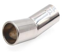 Sortie Pot D'échappement Silencieux Pour Mazda 51mm Système D'échappement Universel Tuyau D'extrémité Voiture Sifflet D'échappement Simple Rond Flexion Pointe De Silencieux