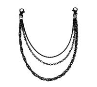 Sortie Punk Unique Chaîne De Taille Cool Alloy Wallet Pour Hommes Idéal Pour La Danse Et Les Tenues De Festival Multi Anneaux