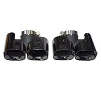 Sortie Tuyau Arrière Voiture Pour Defender 90 110 130 2020-2024 Sortie Quadruple Embout De Silencieux D'échappement Carré En Fibre Carbone(Square 3.0)