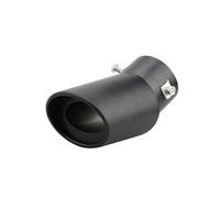 Sortie Tuyau Arrière Voiture Tuyau D'échappement Modifié En Acier Inoxydable, Grille De Silencieux, Tuyau D'échappement En Métal Bleu(Black bend)