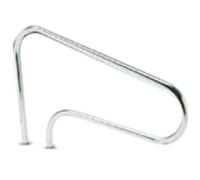 Sorties de bain pour piscine avec 2 ancrages extérieurs - 125 x 80 cm - Inox - A visser