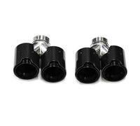 Sorties D'échappement Ancien Modèle Pour Série 5 535i 535D F10 F11 F18 Système D'échappement À Quatre Silencieux Pare-chocs Arrière Pour M5 Embouts D'éChappement(Carbon B)