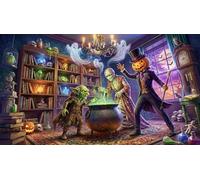 Sortilège de Gobelin et Citrouille Puzzle 1000 Pièces Adultes Et Enfants,Anti-Stress,Casse-tête,Dès 14 Ans,Déco Murale, Premium,Carton,Jeu Éducatif,Défi,Détente 52x38cm