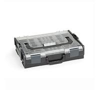 Sortimo Bosch L-BOXX 102 Mallette à outils, en plastique, avec couvercle transparent, vide, pour petites pièces, système de rangement idéal des vis