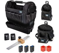 Sortimo ProClick Starter Set TB2 avec Sac à Outils M, Porte-Outils, ClickTray, 3x Support, Adaptateur de Batterie, Pochette L 39 & M 14 | par Wfix