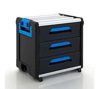 Sortimo WorkMo 24-500 1000004553 Boîte à outils avec 3 tiroirs Noir/bleu