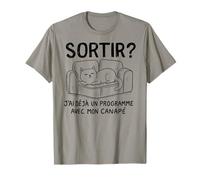 Sortir ? J’ai déjà un programme avec mon canapé sieste Drôle T-Shirt