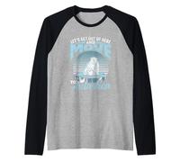 Sortons D'ici Et Allons en Antarctique Rétro Antarctique Manche Raglan