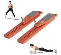 Sorva Pilates Slider, Multifunctional Pilates Slider Board, Adjustable Home Gym with LCD Tracker, for Full-Body Workout, Space-Saving Non-Slip Design, Compact & Quiet (Orange)