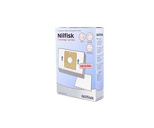 SOS Accessoire Boite de 5 sacs avec 1 pre filtre COUPE/COMPACT/GO/FORCE d'origine Aspirateur 78602600, 22422400 NILFISK